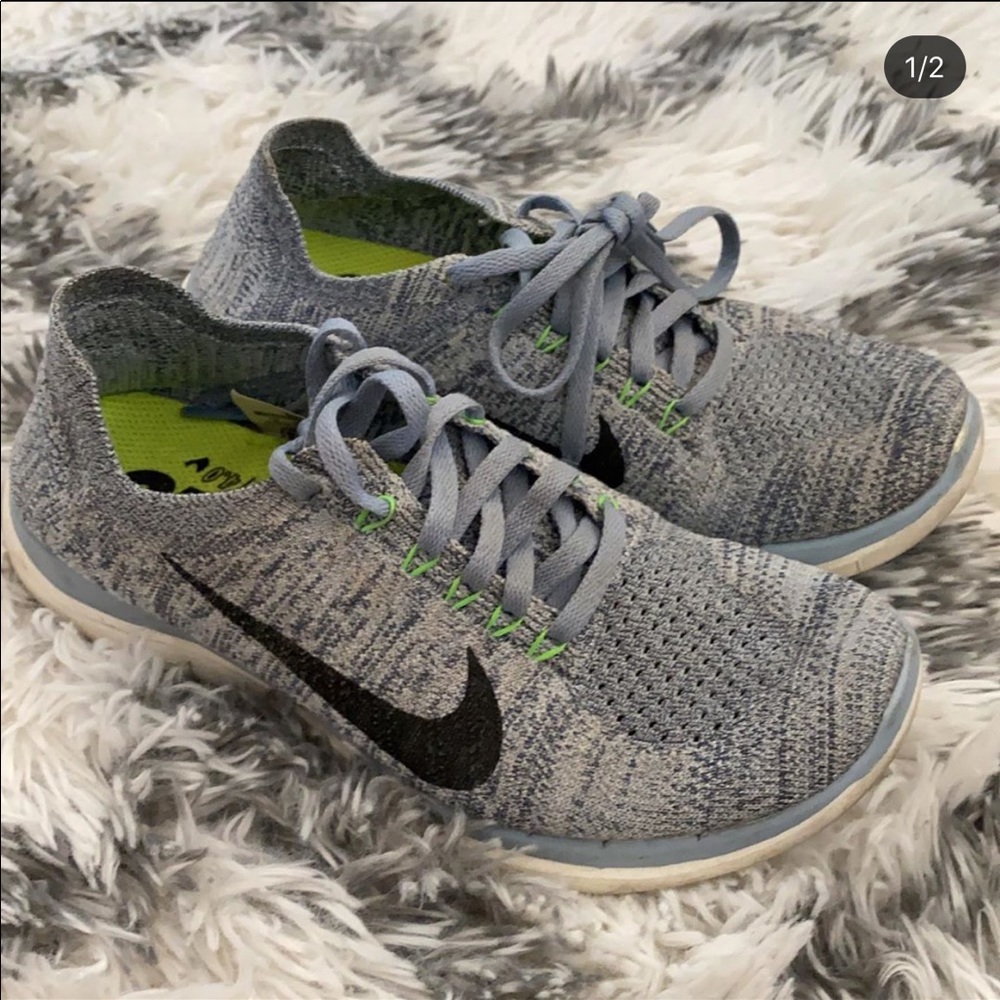 Nike Free Run Fly Knits Light Blue